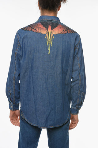 Standard Collar WINGS Denim Shirt