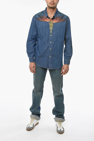 Standard Collar WINGS Denim Shirt