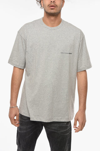 SHIRT Crewneck T-shirt with Lettering Logo Print