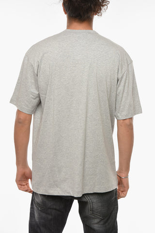 SHIRT Crewneck T-shirt with Lettering Logo Print