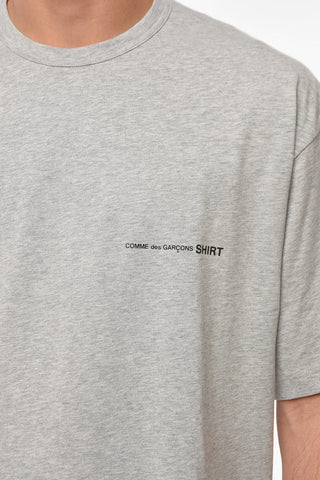 SHIRT Crewneck T-shirt with Lettering Logo Print