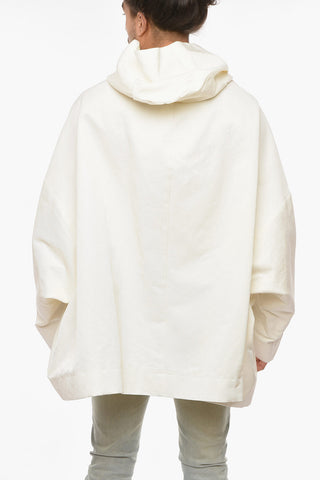 FOGACHINE Giacca Hoodie PETER Oversize in Twill di Cotone