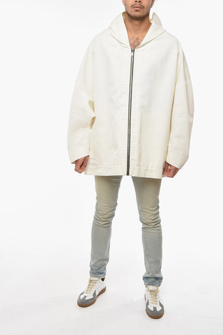 FOGACHINE Giacca Hoodie PETER Oversize in Twill di Cotone