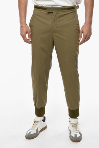 Cotton Blend 4-Pockets Slim Fit Pants