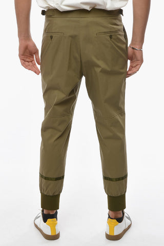 Cotton Blend 4-Pockets Slim Fit Pants