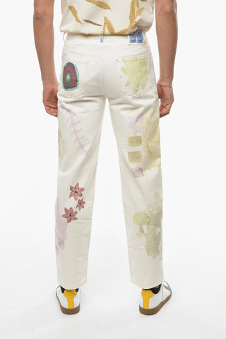MCQ Jeans a Gamba Diritta con Stampa