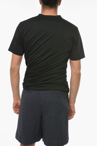 JUNYA WATANABE MAN T-shirt Girocollo con Dettagglio Arricciatura