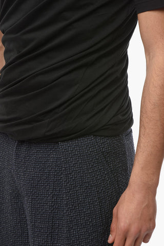 JUNYA WATANABE MAN T-shirt Girocollo con Dettagglio Arricciatura