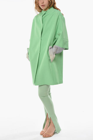 Linen BlendShort Sleeved Coat