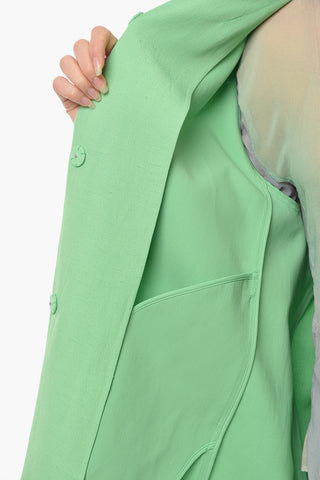 Linen BlendShort Sleeved Coat
