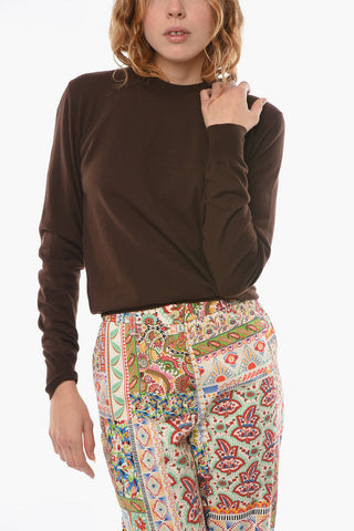 Maglia Girocollo in Misto Cashmere