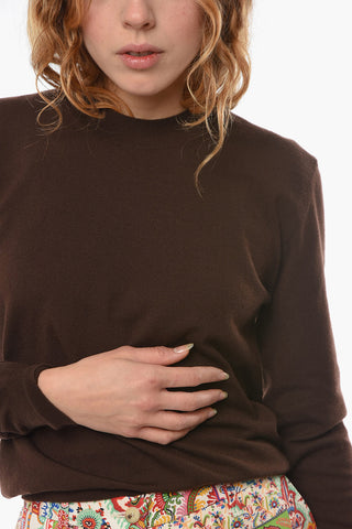 Maglia Girocollo in Misto Cashmere