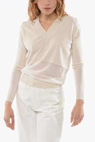 Maglia HALF in Seta e Cotone con Fondo Trasparente