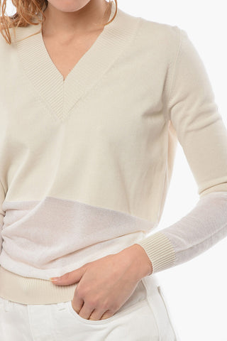 Maglia HALF in Seta e Cotone con Fondo Trasparente