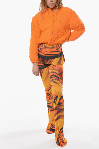 Hooded Quilted Crop Outerwear