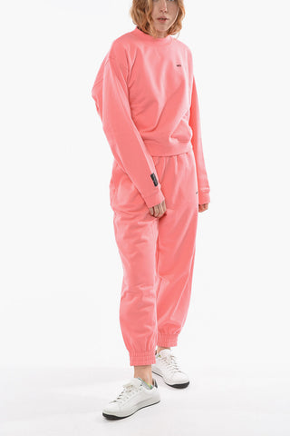 MCQ Felpa Girocollo CROP In Cotone Garzato