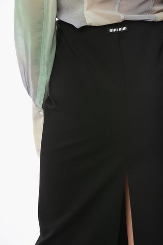 Bodycon Longuettw With Back Slit