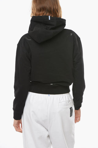 MCQ Felpa Con Cappuccio REGULAR In Cotone Garzato