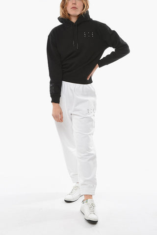 MCQ Felpa Con Cappuccio REGULAR In Cotone Garzato