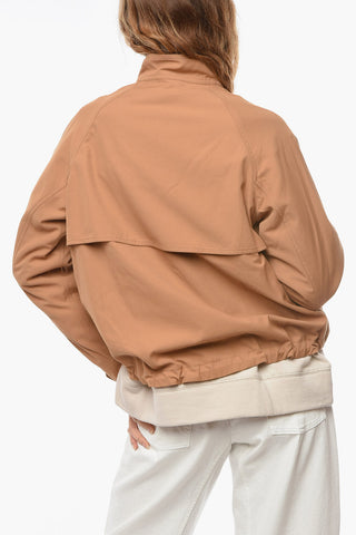 Giacca a Vento con Coulisse e Toppa Logo TIGER CREST