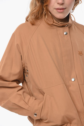Giacca a Vento con Coulisse e Toppa Logo TIGER CREST