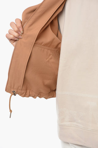 Giacca a Vento con Coulisse e Toppa Logo TIGER CREST