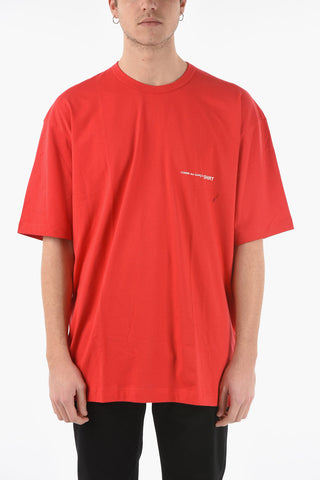 SHIRT Crew-neck T-shirt with Contrasting Lettering