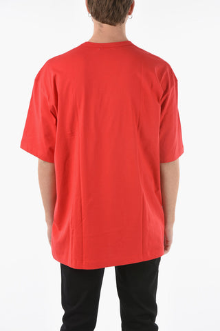 SHIRT Crew-neck T-shirt with Contrasting Lettering