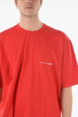 SHIRT Crew-neck T-shirt with Contrasting Lettering