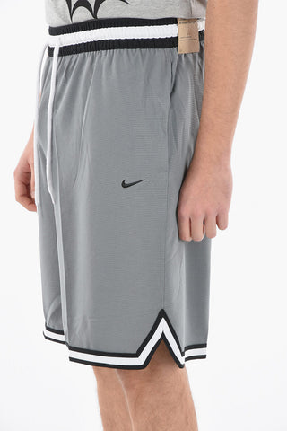 Contrasting Bands Loose Fit Shorts