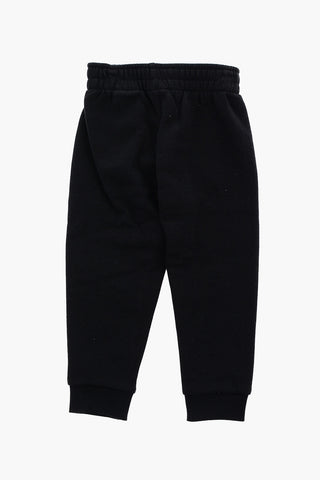 Fleeced-Cotton Joggers and Tie Dye Effect Hoodie Set