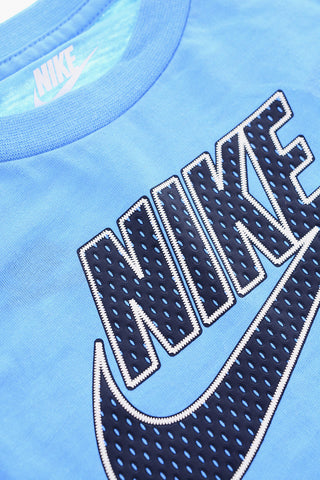 T-Shirt- und Shorts-Set mit Rundhalsausschnitt und elastischem Bund