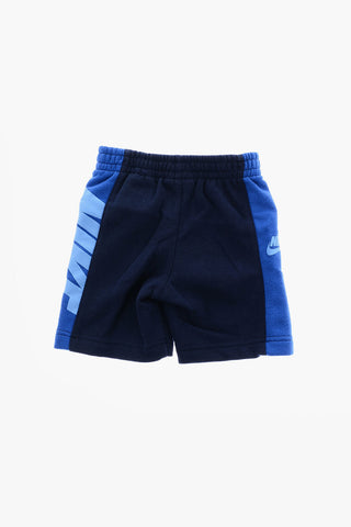 T-Shirt- und Shorts-Set mit Rundhalsausschnitt und elastischem Bund