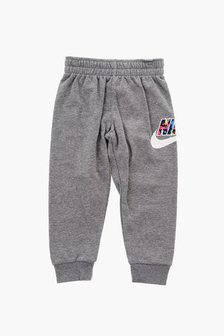 Crew-neck Sweatshirt and Joggers Set with Printed Logo