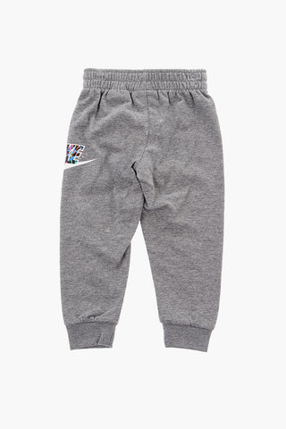 Crew-neck Sweatshirt and Joggers Set with Printed Logo