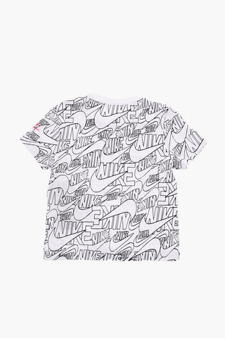 Set T-Shirt mit Allover-Logoprint und Shorts