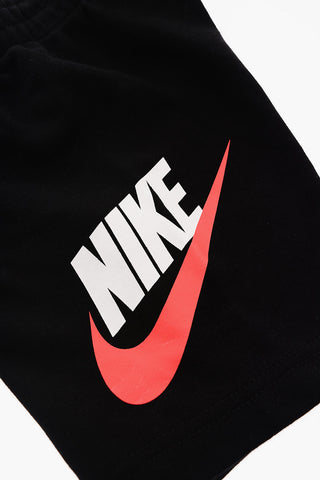 Set T-Shirt mit Allover-Logoprint und Shorts