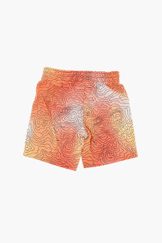 Shaded Effect Shorts and Crew-Neck T-shirt Set