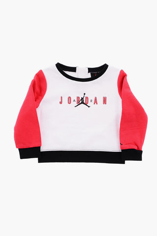 AIR JORDAN Cotton-Fleece Crewneck Sweatshirt and Leggings Set