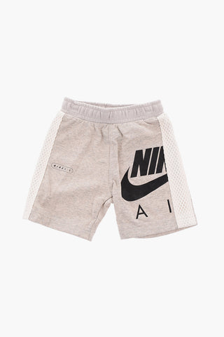 AIR Mesh Side Band Shorts and Contrasting Logo T-shirt Set