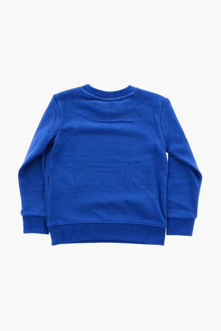 Crew-neck Sweatshirt and Joggers Set with Printed Logo