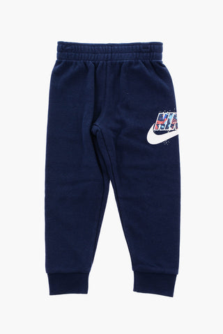 Crew-neck Sweatshirt and Joggers Set with Printed Logo