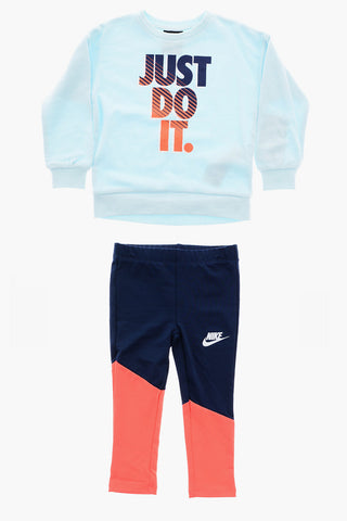 Crewneck Sweatshirt and Stretch Leggings Set