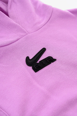 AIR Solid Color Leggings and Hoodie Set