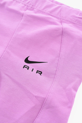 AIR Solid Color Leggings and Hoodie Set