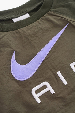 AIR Set mit Rundhals-Sweatshirt aus Doppelgewebe und Joggers aus Baumwollfleece