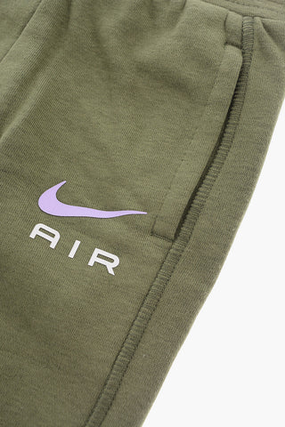 AIR Set Felpa Girocollo in Doppio Tessuto e Joggers in Cotone Garzato
