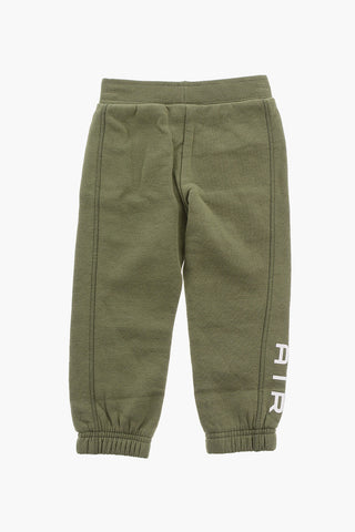 AIR Set Felpa Girocollo in Doppio Tessuto e Joggers in Cotone Garzato
