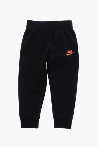 Set Felpa Girocollo e Joggers con Logo Stampato
