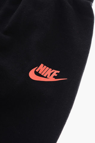 Set Felpa Girocollo e Joggers con Logo Stampato